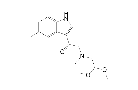 2-[(2,2-dimethoxyethyl)(methyl)amino]-1-(5-methyl-1H-indol-3-yl)ethanone