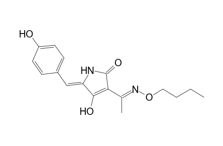 (Z)-3-((E)-1-(butoxyimino)ethyl)-4-hydroxy-5-(4-hydroxybenzylidene)-pyrroline-2-one