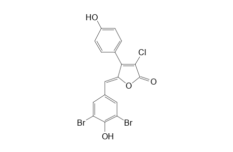 (5Z)-3-chloro-5-(3,5-dibromo-4-hydroxy-benzylidene)-4-(4-hydroxyphenyl)furan-2-one