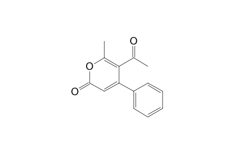 5-Acetyl-6-methyl-4-phenyl-2H-pyran-2-one