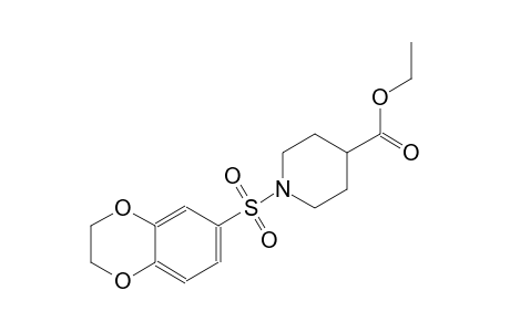 ethyl 1-(2,3-dihydro-1,4-benzodioxin-6-ylsulfonyl)-4-piperidinecarboxylate