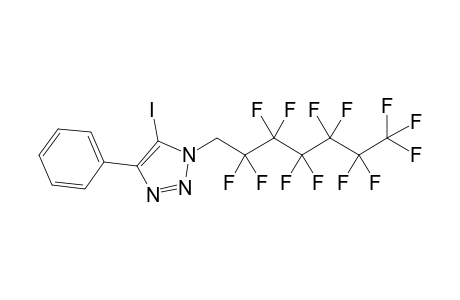 5-Iodo-4-phenyl-1-(2,2,3,3,4,4,5,5,6,6,7,7,7-tridecafluoroheptyl)-1H-[1,2,3]triazole