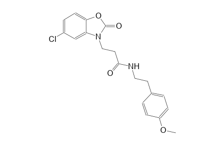 3-(5-chloro-2-oxo-1,3-benzoxazol-3(2H)-yl)-N-[2-(4-methoxyphenyl)ethyl]propanamide