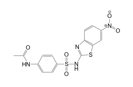 N-(4-{[(6-nitro-1,3-benzothiazol-2-yl)amino]sulfonyl}phenyl)acetamide