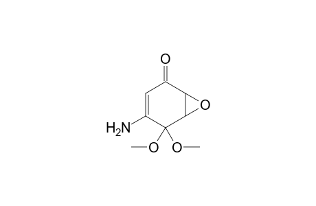 4-Amino-5,5-dimethoxy-7-oxabicyclo[4.1.0]hept-3-en-2-one