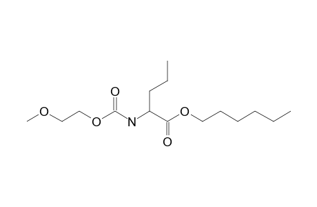 L-Norvaline, N-(2-methoxyethoxycarbonyl)-, hexyl ester