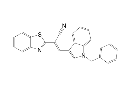 (2E)-2-(1,3-benzothiazol-2-yl)-3-(1-benzyl-1H-indol-3-yl)-2-propenenitrile