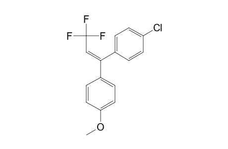 (Z)-1-(4-CHLOROPHENYL)-3,3,3-TRIFLUORO-1-(4-METHOXYPHENYL)-PROPENE