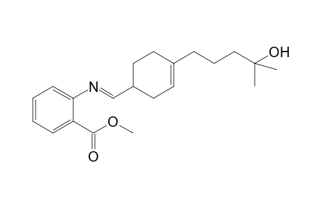 Benzoic acid <2-[[[4-(4-hydroxy-4-methylpentyl)-, 3-cyclohexen-1-yl]methylene]amino]-, methyl-> ester