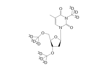 N(3),o-3',5'-tri(methyl-D3)thymidine