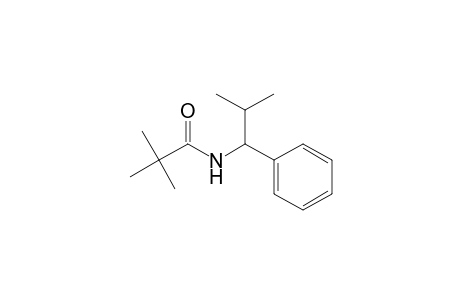 2,2-Dimethyl-N-(2-methyl-1-phenylpropyl)propanamide