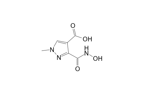 1H-Pyrazole-4-carboxylic acid, 3-[(hydroxyamino)carbonyl]-1-methyl-