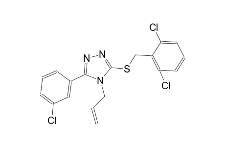 4-allyl-5-(3-chlorophenyl)-4H-1,2,4-triazol-3-yl 2,6-dichlorobenzyl sulfide
