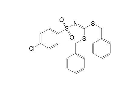 carbonodithioimidic acid, [(4-chlorophenyl)sulfonyl]-, bis(phenylmethyl) ester
