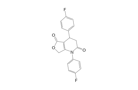Furo[3,4-b]pyridine-2,5(1H,3H)-dione, 1,4-bis(4-fluorophenyl)-4,7-dihydro-