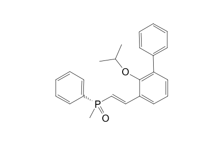 (Sp)-(- )-(E)-[2-(2-Isopropoxy-1,1'-biphenyl-3-yl)vinyl](methyl)phenylphosphane oxide