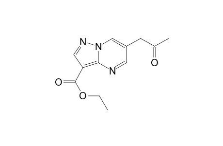 6-(2-Oxopropyl)-pyrazolo[1,5-a]pyrimidine-3-carboxylic acid, ethyl ester