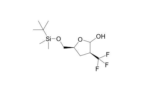 (2S,4S)-5-O-(tert-Butyldimethylsilyl)-2,3-dideoxy-2-trifluoromethylpentofuranose