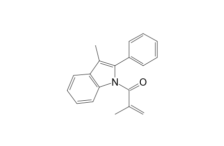 2-methyl-1-(3-methyl-2-phenyl-indol-1-yl)prop-2-en-1-one