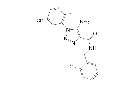 1H-1,2,3-triazole-4-carboxamide, 5-amino-1-(5-chloro-2-methylphenyl)-N-[(2-chlorophenyl)methyl]-
