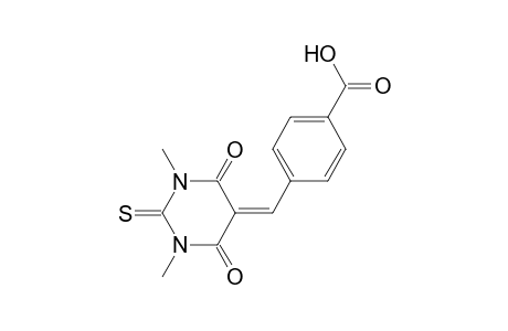 4-[(1,3-dimethyl-4,6-dioxo-2-sulfanylidene-1,3-diazinan-5-ylidene)methyl]benzoic acid