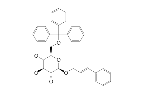 CINNAMYL-6-TRITYL-O-BETA-D-GLUCOPYRANOSIDE