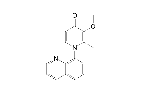 N-(8-QUINOLYL)-3-METHOXY-2-METHYL-4-PYRIDONE