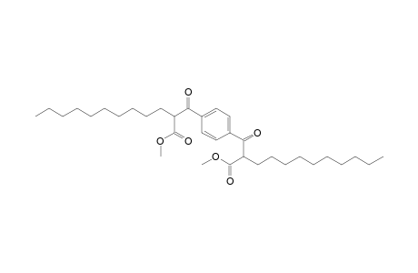1,4-Benzenedipropanoic acid, .alpha.,.alpha.'-didecyl-.beta.,.beta.'-dioxo-, dimethyl ester