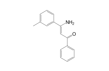 3-Amino-3-(3-methylphenyl)-1-phenylprop-2-en-1-one