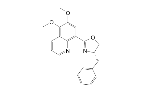 (4S)-4,5-Dihydro-2-(5',6'-dimethoxy-8'-quinolinyl)-4-benzyloxazole