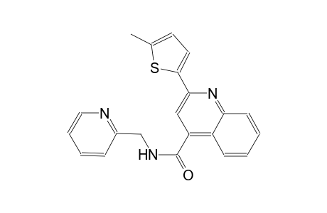 2-(5-methyl-2-thienyl)-N-(2-pyridinylmethyl)-4-quinolinecarboxamide