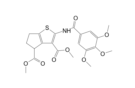 4H-cyclopenta[b]thiophene-3,4-dicarboxylic acid, 5,6-dihydro-2-[(3,4,5-trimethoxybenzoyl)amino]-, dimethyl ester