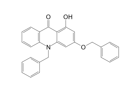 10-Benzyl-3-benzyloxy-1-hydroxy-10H-acridin-9-one
