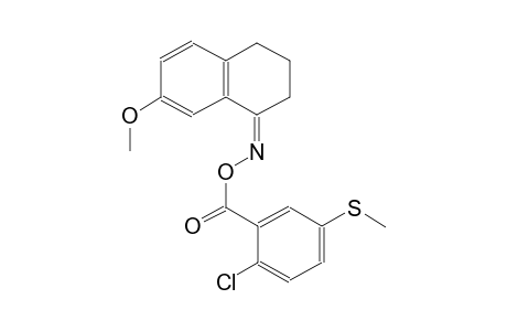 1(2H)-naphthalenone, 3,4-dihydro-7-methoxy-, O-[2-chloro-5-(methylthio)benzoyl]oxime, (1Z)-
