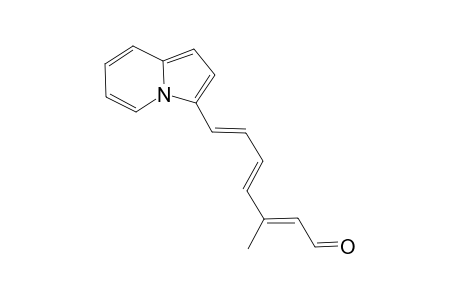 (2E,4E,6E)-7-(Indolizin-3-yl)-3-methylhepta-2,4,6-trienal