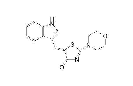 (5Z)-5-(1H-indol-3-ylmethylene)-2-(4-morpholinyl)-1,3-thiazol-4(5H)-one