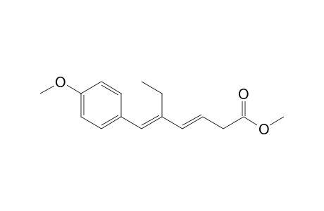 (3E,5E)-5-ethyl-6-(4-methoxyphenyl)hexa-3,5-dienoic acid methyl ester