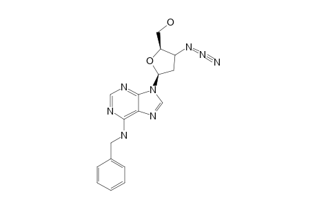 9-(3-AZIDO-2,3-DIDEOXY-BETA-D-ERYTHRO-PENTOFURANOSYL)-6-BENZYLAMINOPURINE