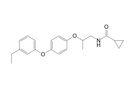 Cyclopropanecarboxamide, N-[2-[4-(3-ethylphenoxy)phenoxy]propyl]-
