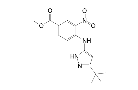 methyl 4-[(3-tert-butyl-1H-pyrazol-5-yl)amino]-3-nitrobenzoate