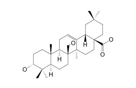 AMBRADIOLIC-ACID-A;3-ALPHA,26-DIHYDROXY-OLEAN-12-EN-28-OIC-ACID