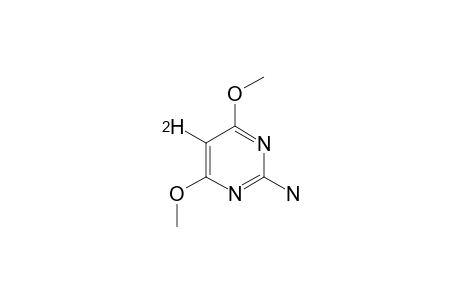 2-AMINO-4,6-DIMETHOXY-PYRIMIDINE;12-HOURS-AFTER-DISSOLUTION;5-DEUTERIATED-PYRIMIDINE