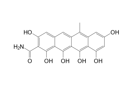 2-Naphthacenecarboxamide, 1,3,8,10,11,12-hexahydroxy-6-methyl-