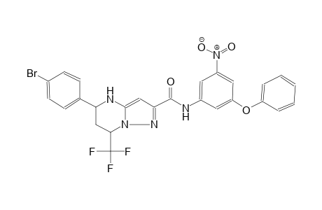 5-(4-bromophenyl)-N-(3-nitro-5-phenoxyphenyl)-7-(trifluoromethyl)-4,5,6,7-tetrahydropyrazolo[1,5-a]pyrimidine-2-carboxamide