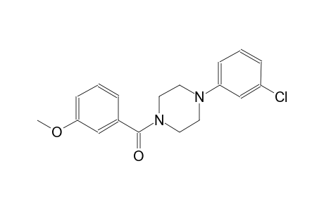 1-(3-chlorophenyl)-4-(3-methoxybenzoyl)piperazine