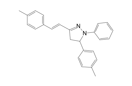 1H-pyrazole, 4,5-dihydro-5-(4-methylphenyl)-3-[2-(4-methylphenyl)ethenyl]-1-phenyl-