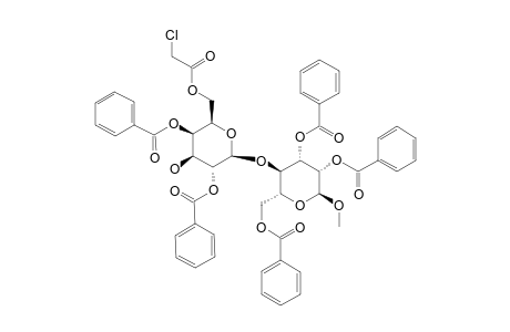 METHYL-2,4-DI-O-BENZOYL-6-O-CHLOROACETYL-BETA-D-GALACYOPYRANOSYL-(1->4)-2,3,6-TRI-O-BENZOYL-ALPHA-D-MANNOPYRANOSIDE
