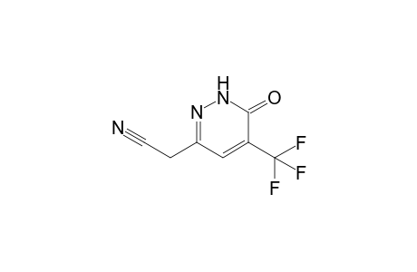 2-[6-keto-5-(trifluoromethyl)-1H-pyridazin-3-yl]acetonitrile