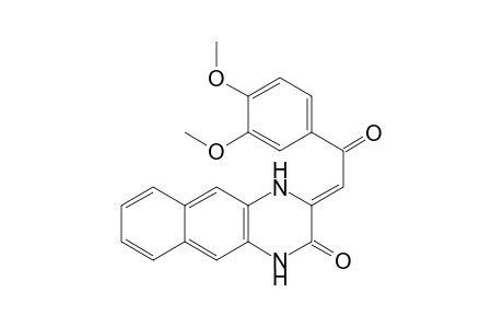 Benzo[g]quinoxalin-2(1H)-one, 3-[2-(3,4-dimethoxyphenyl)-2-oxoethylidene]-3,4-dihydro-, (Z)-