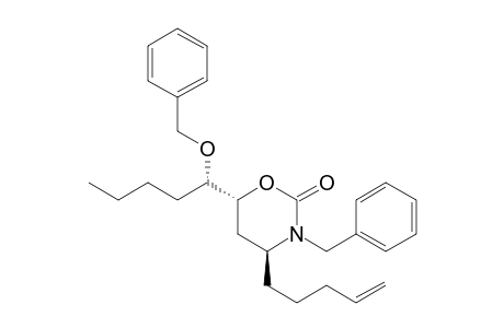 [4S,6R,6(1S)]-N-Benzyl-6-[1-(benzyloxy)pentyl]-4-(4-pentenyl)-3,4,5,6-tetrahydro-1,3-oxazin-2-one